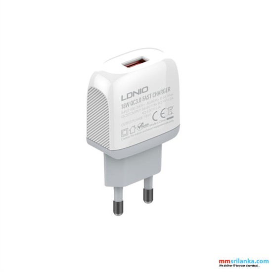 LDNIO A1307Q 18W QC3.0 Quick Charger